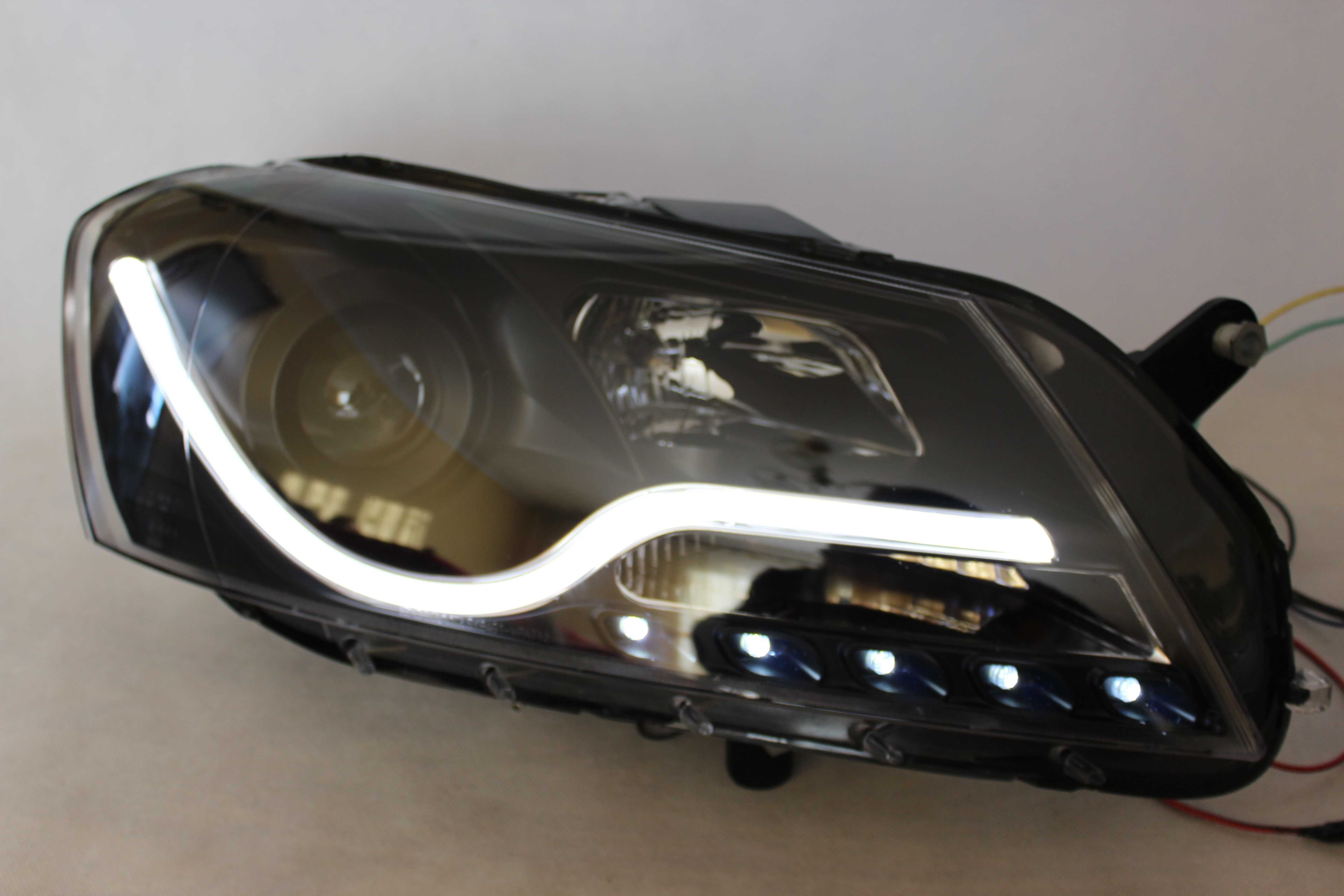 Lampy reflektory przednie przód VW PASSAT B7 10-14 LED TUBE BAR NEON