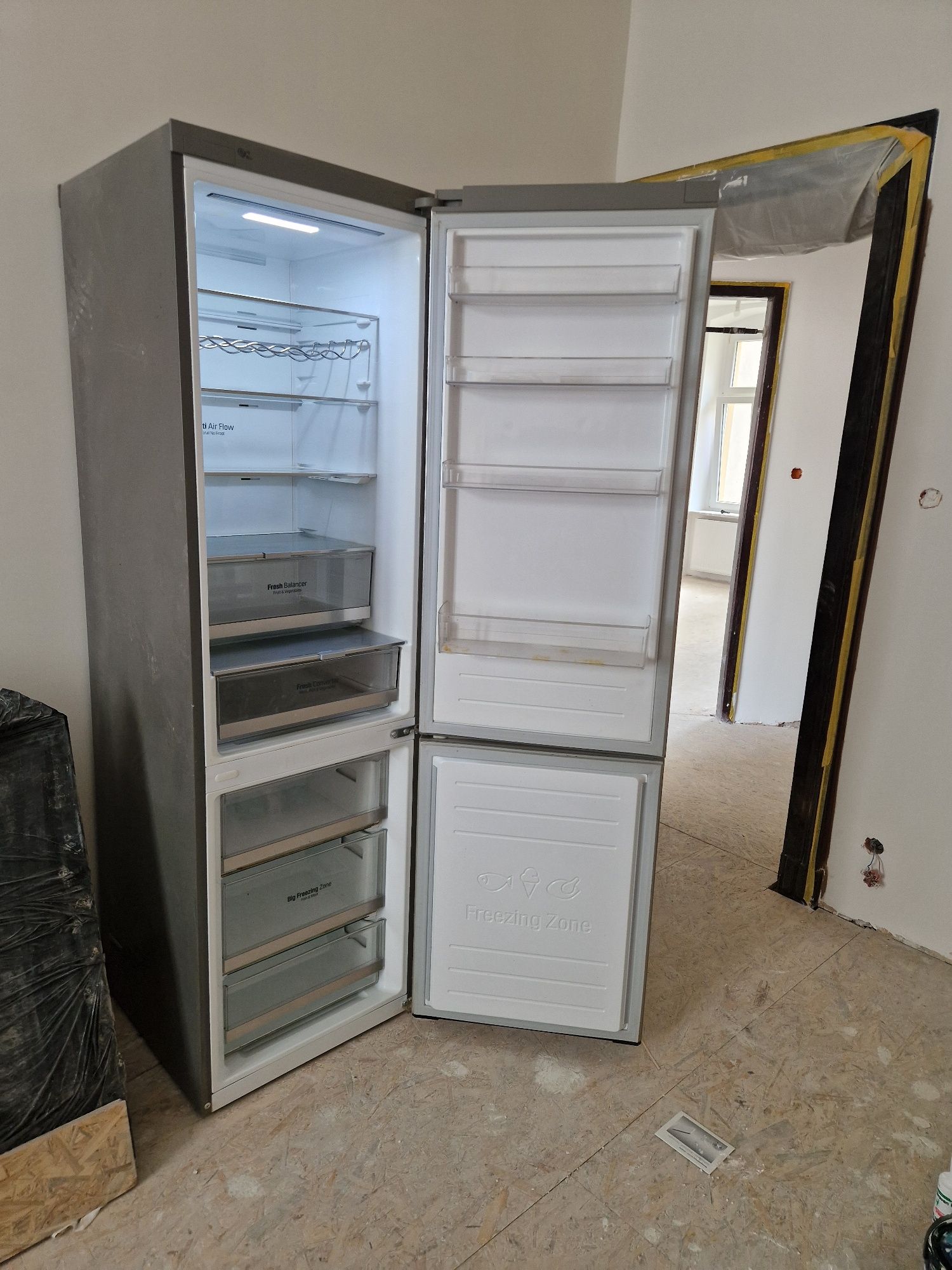 Lodówka LG GBB72NSCXN ThinQ 2m silnik inweterowy