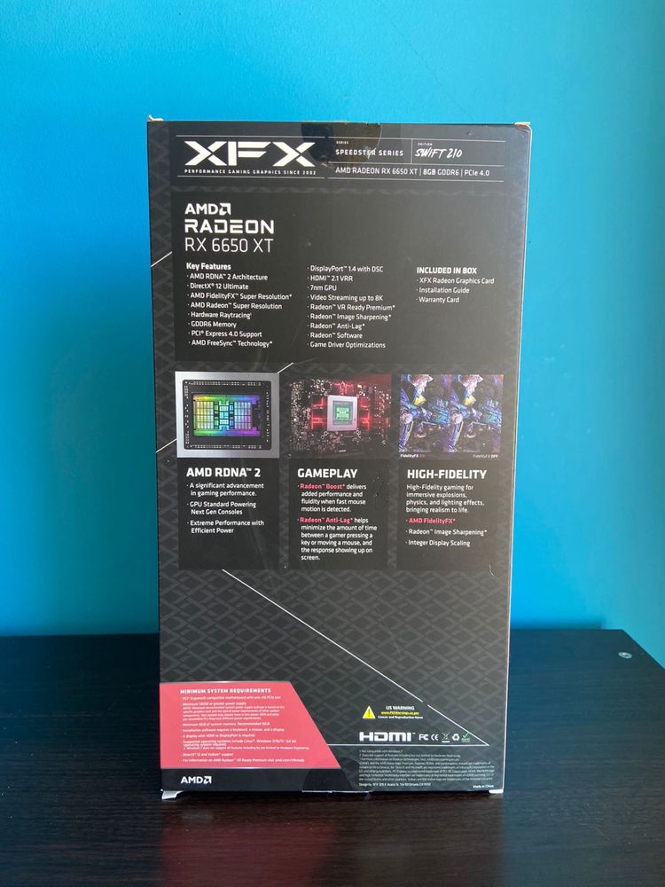Placa Grafica Amd Radeon RX 6650 XT