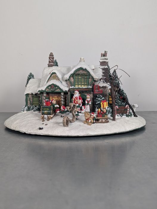 Warsztat Mikołaja Thomas Kinkade świąteczna dekoracja na święta