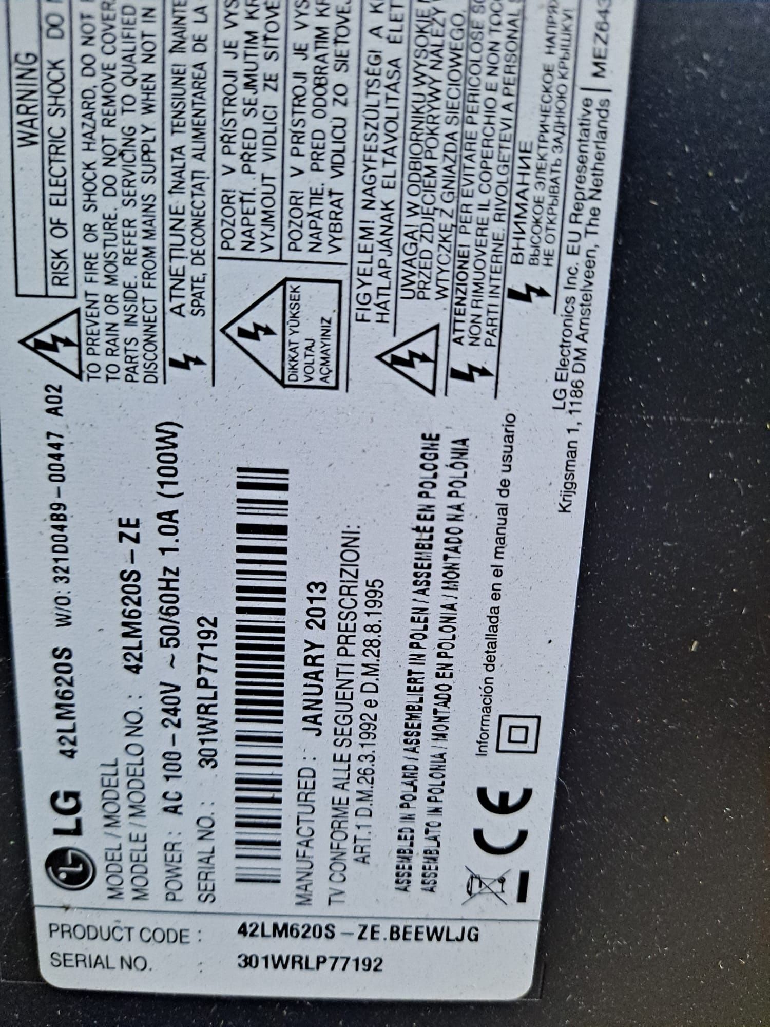 Telewizor LG 42LM620S