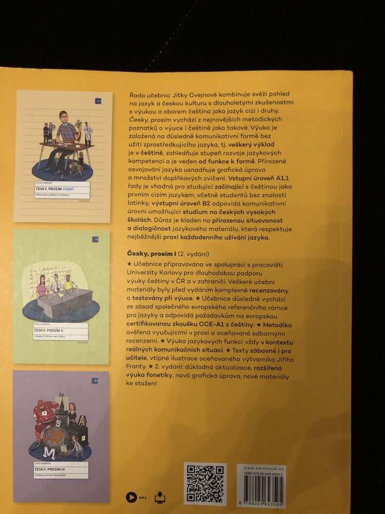 Cesky, prosim I  A1 podręcznik do nauki języka czeskiego