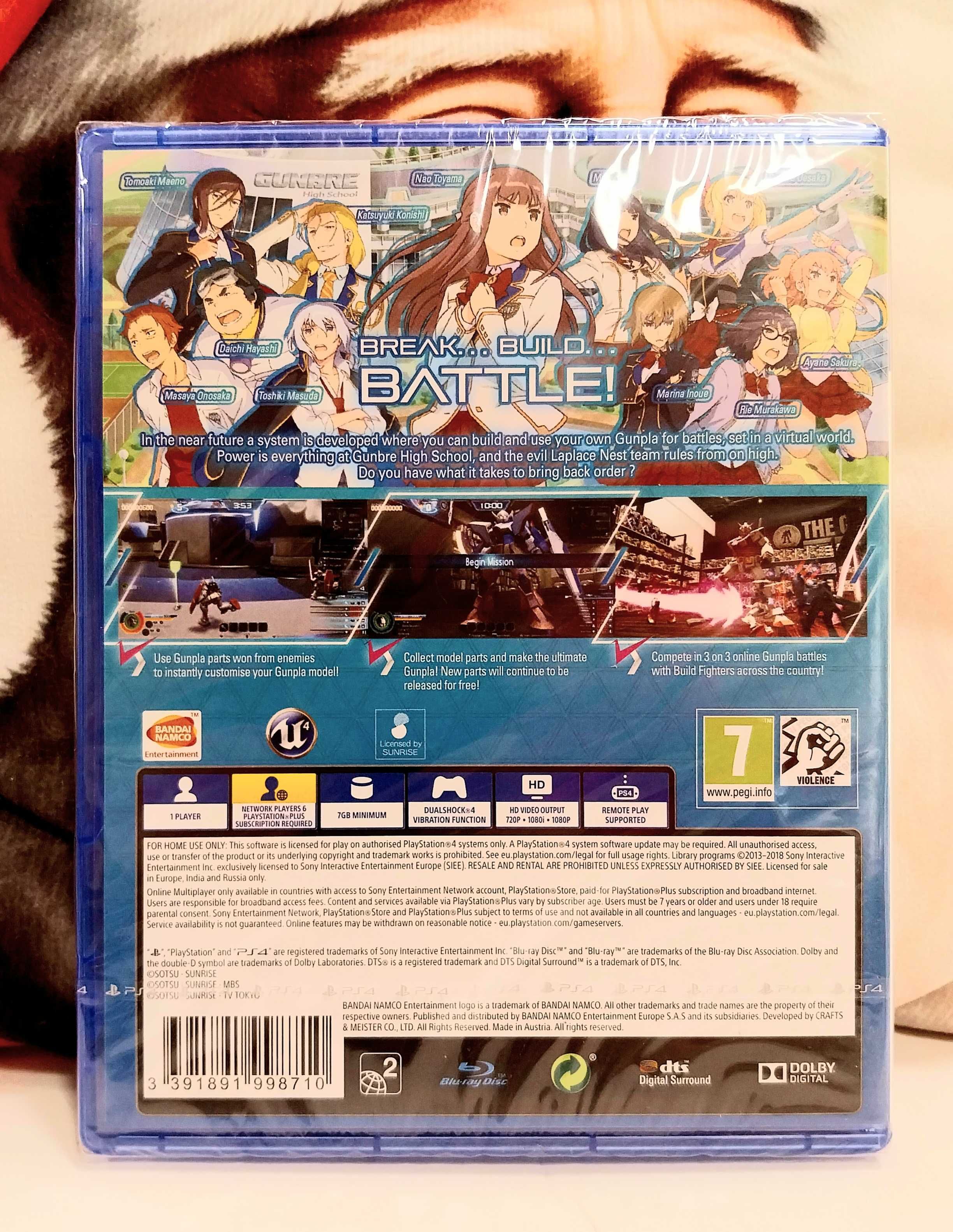 New Gundam Breaker novo e selado PS4
