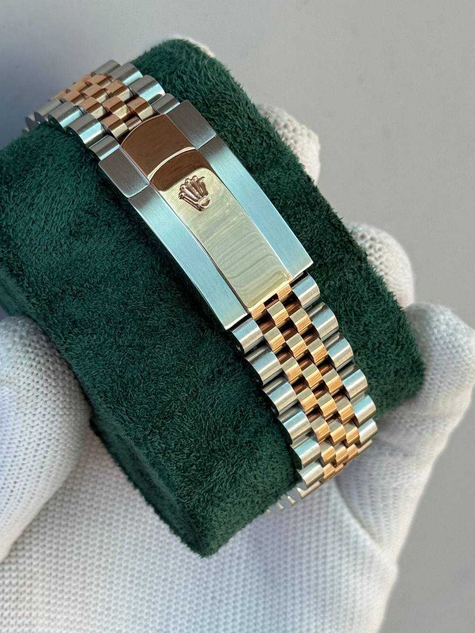 Швейцарские часы Rolex Datejust Chocolate Rose Gold. Топ качество