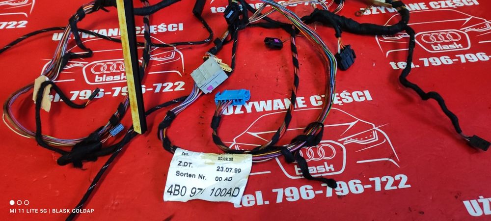 Wiązka Lusterka Fotochrom Wewnętrznego oraz Szyberdachu Audi A6 C5 Kom