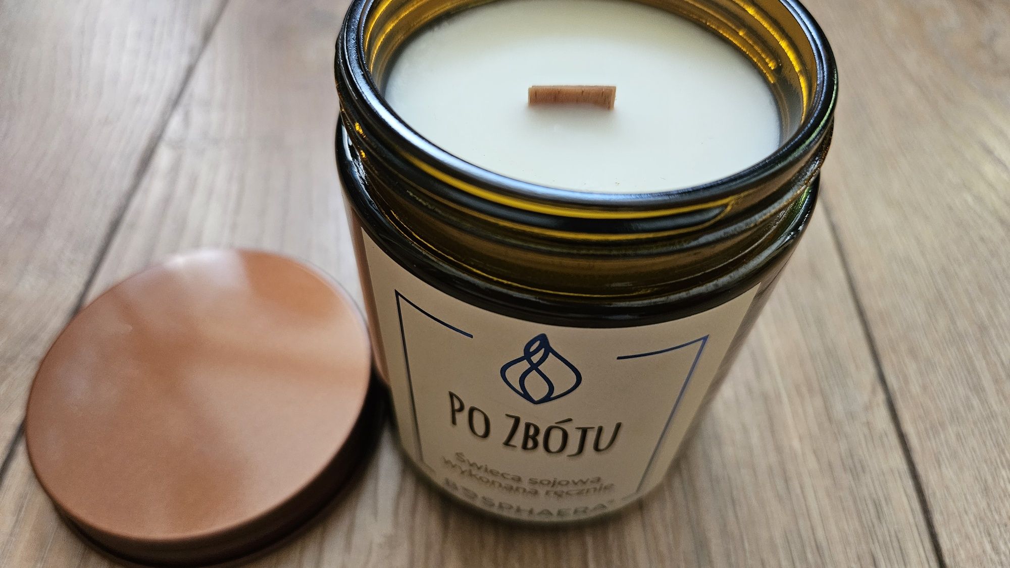 Świeca Sojowa Po Zbóju, Bosphaera, 190 g