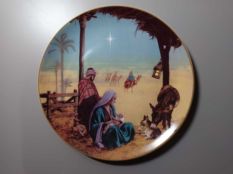 Prato de Natal Porcel — Star of Bethlehem (1996)