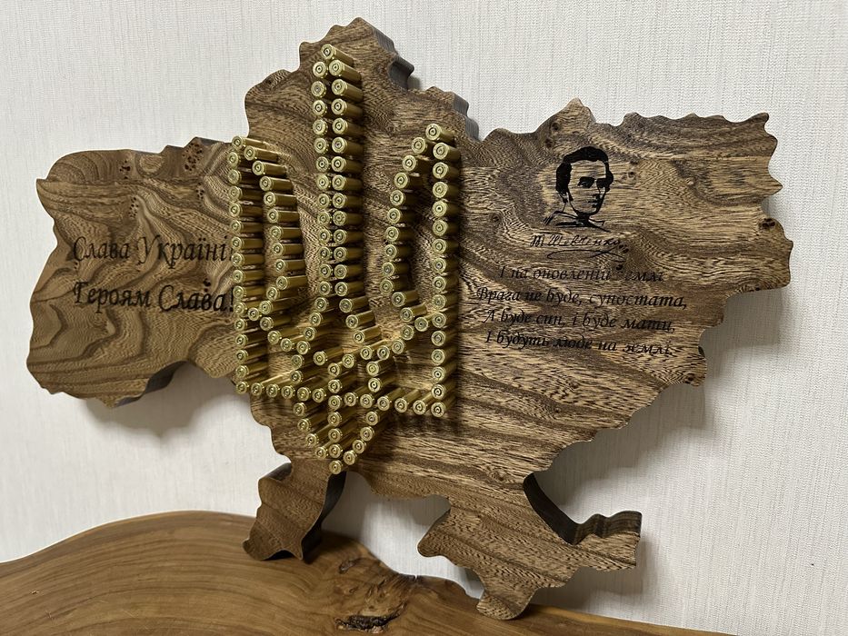 Панно з гербом із гільз Патріотичний подарунок