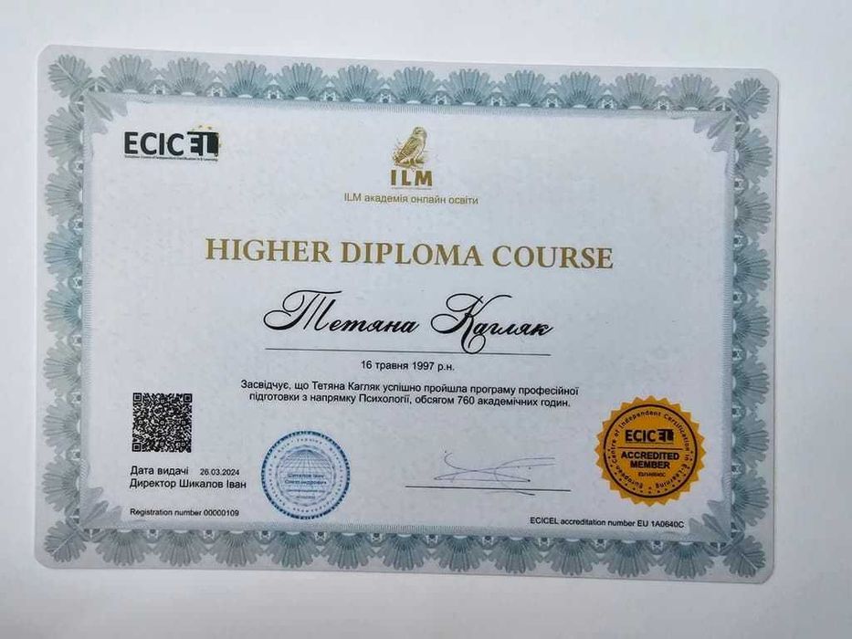 Магістр психології