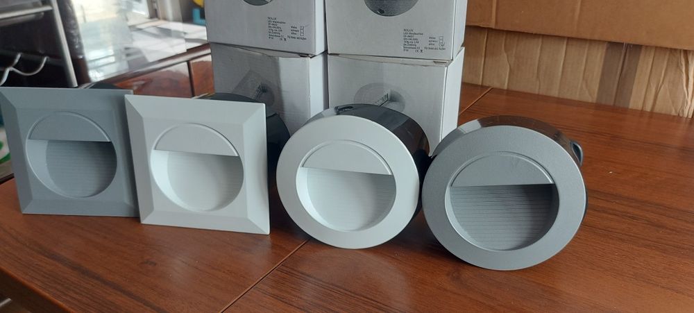 Rolux led lampa zewnętrzna ścienna wpuszczana