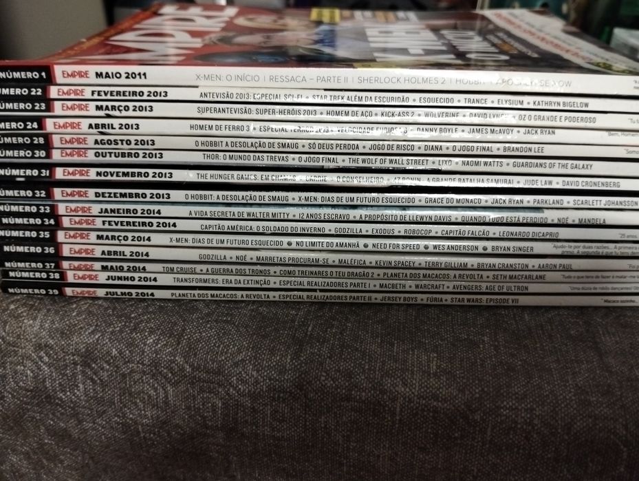 15 revistas Empire em português em boas condições 1,5 € cada uma