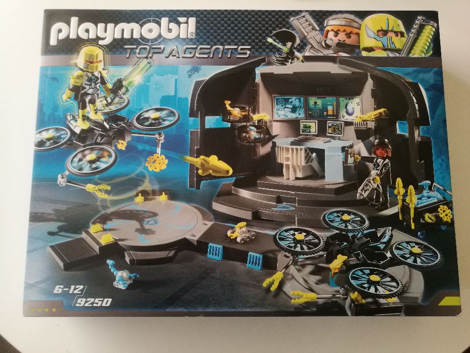 Nowy duży zestaw Playmobil 9250 Centrum Dowodzenia Top Agents