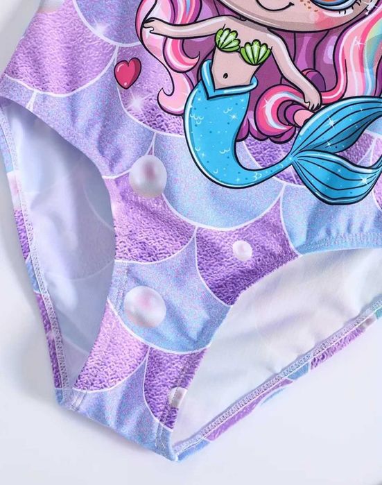 Nowy kostium, strój kąpielowy czepek Syrenka, r. 110/116 basen