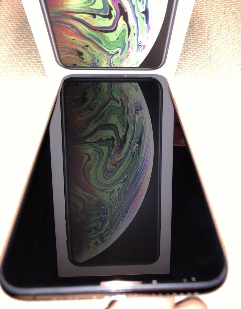 Iphone Xs Max idealny, 64GB, space gray, nowy wyświetlacz, słuchawki