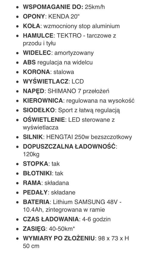 Rower elektryczny