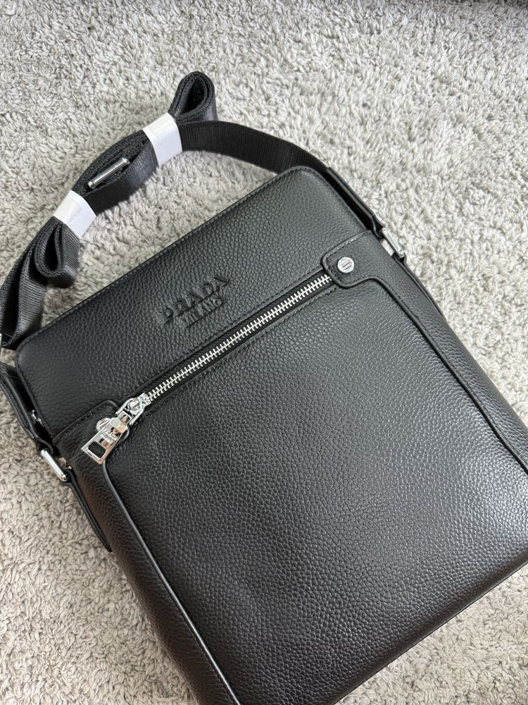 Барсетка барсетка prada прада чоловіча сумка