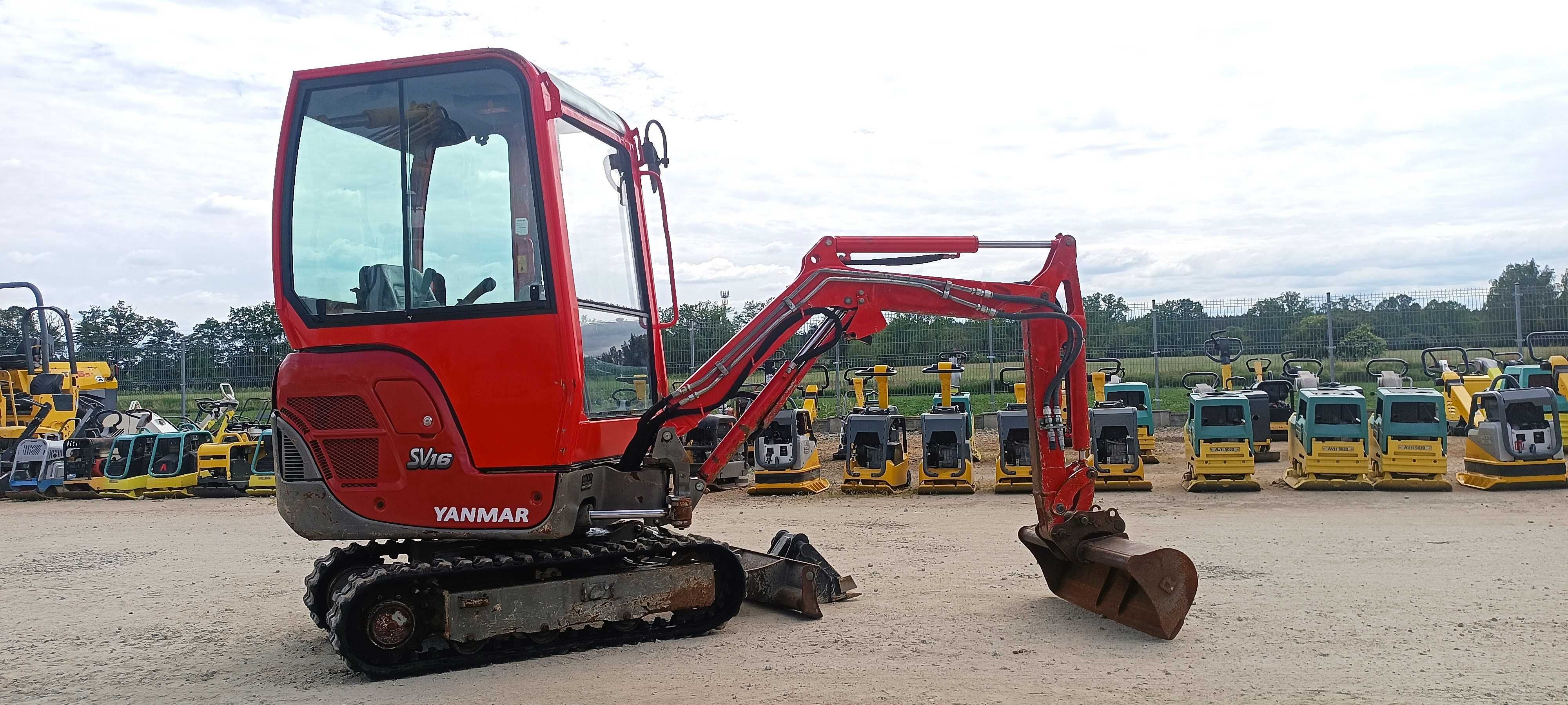 Minikoparka YANMAR SV 16 / 1.7t ! / 14r ! | SV 18 20 22  VIO BOBCAT