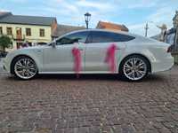 Audi do ślubu auto A7 białe