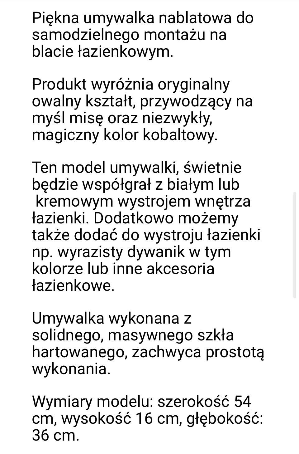 Umywalka z baterią