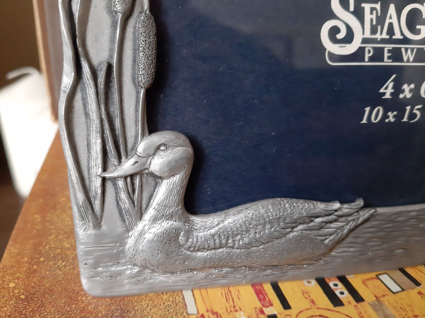 Ramka seagull pewter 10x15cm myśliwski