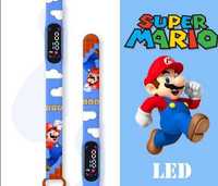 zegarek elektroniczny CYFROWY LED MARIO nowy wodoodporny