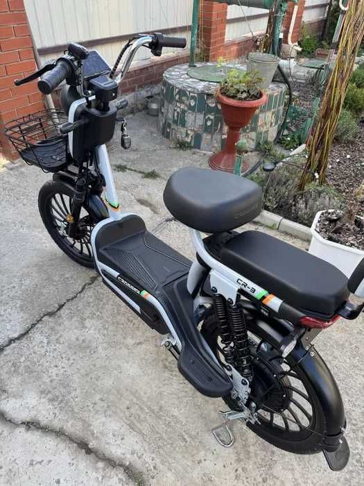 Crosser CR3 Електро велосипед - cерый 600W 60V скутер 2025 року