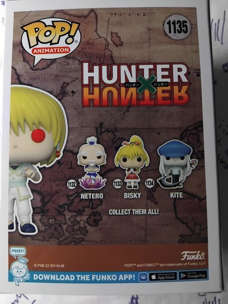 Funko pop / Фанко поп Kurapika / Курапика из аниме Hunter x Hunter