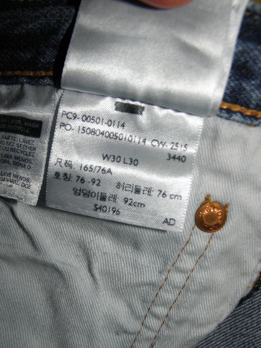 джинсы levi's 501 w30 l 30 оригинал 505 синие levis б у ливайс 514