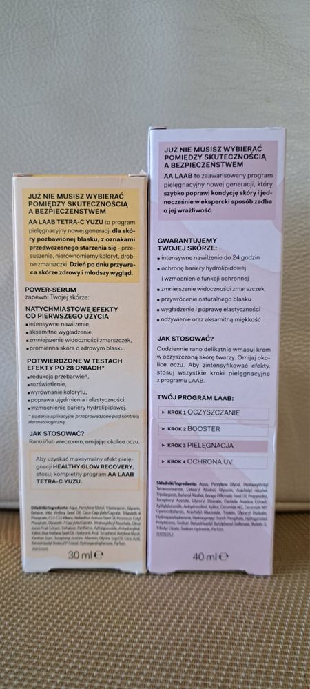 AA LAAB zestaw krem + serum