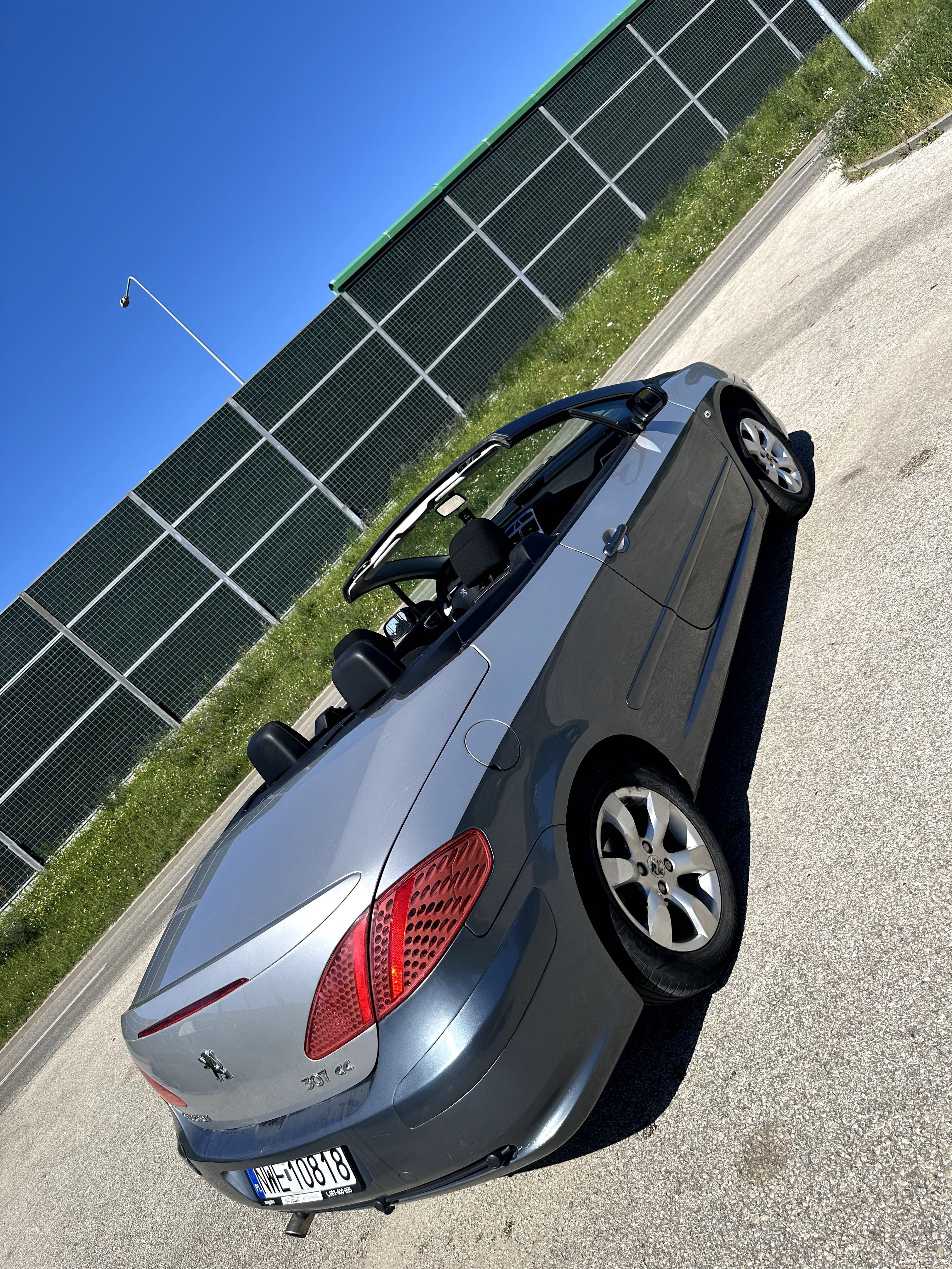 Peugeot 307 CC lift cabrio 1.6 LPG metalowy dach sprawny klima