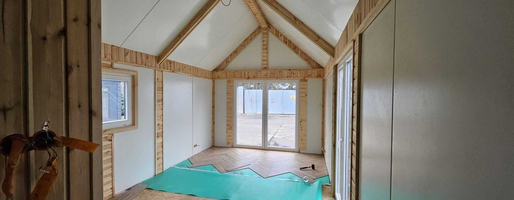 dom z antresola mobilny 35m2 + 15m2 nowy producent domek modułowy