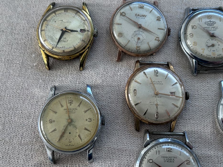 Relogios mecânicos corda para reatauro peças