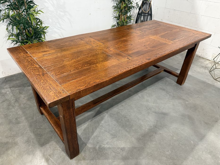 Piękny masywny stół dębowy rozkładany lite drewno super dowóz wysyłka