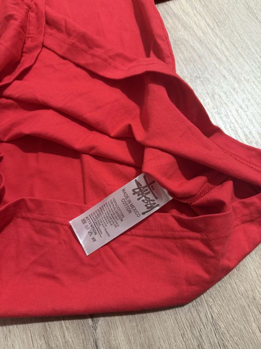 Tee Stussy Dice Red