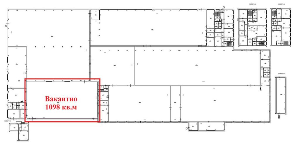 Оренда теплого складу 1098 м² – 2 у.о./м² (Київська обл.)