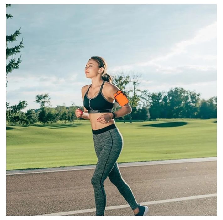 Naramienny uchwyt na telefon do biegania wodoodporny fitness