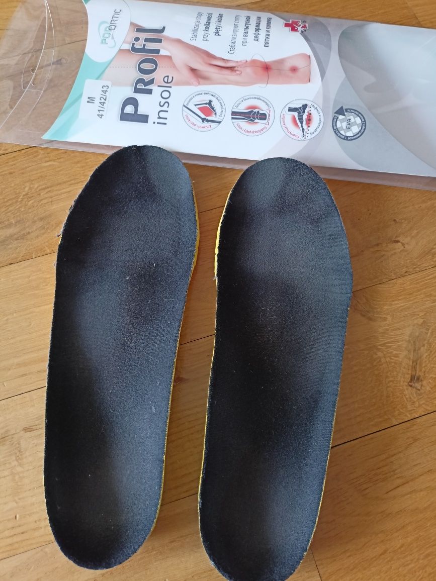 Profil wkładki ortopedyczne długość wkładki 27cm (rozmiar buta  ok 41)