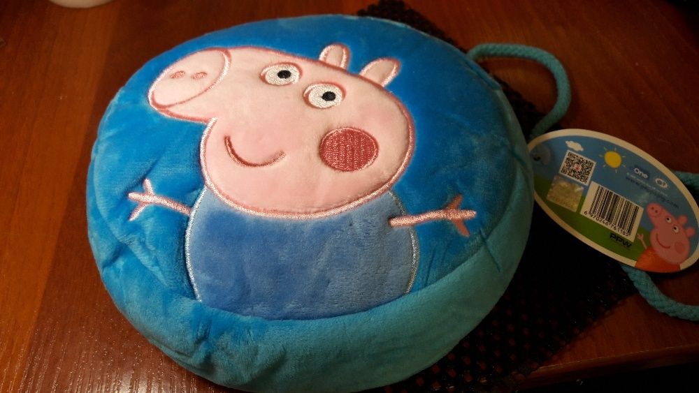 ОРИГИНАЛ Детская сумочка Свинка Пеппа и Джордж 16 см PEPPA сумка