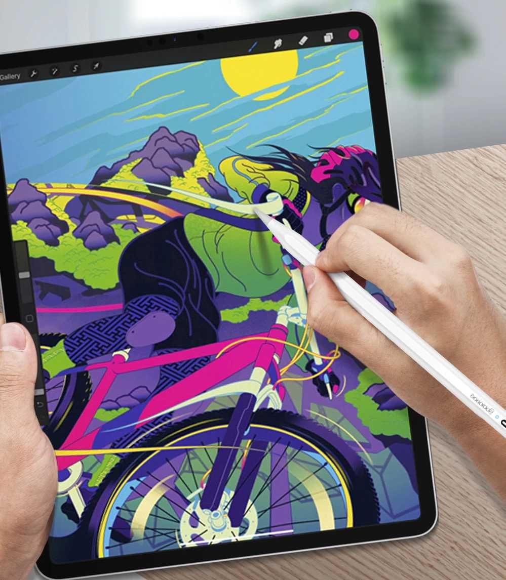 Магнитный карандаш-стилус для iPad Pro/Air функционал Apple Pencil 2