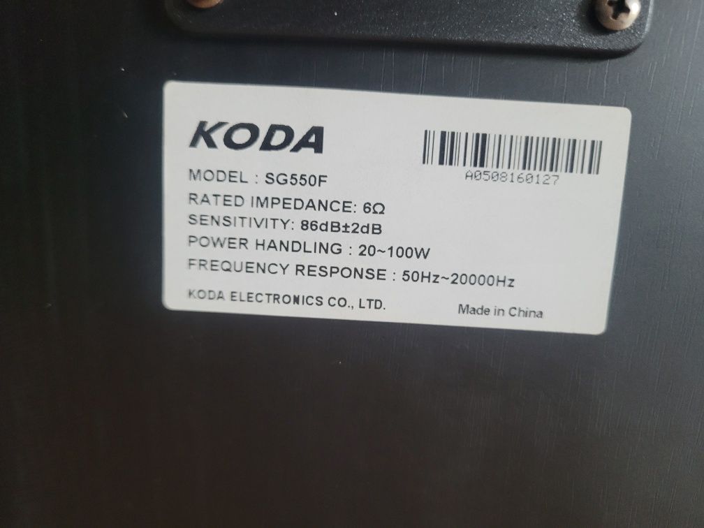 Kolumny Koda SG550F - Zestaw