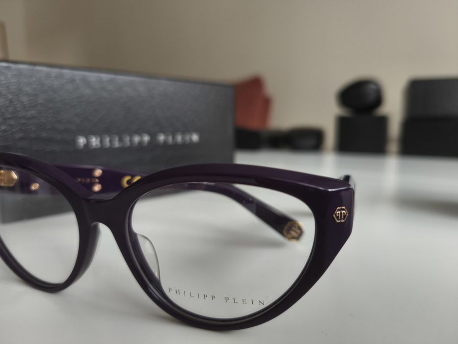 Oprawki Philipp Plein kolor śliwka