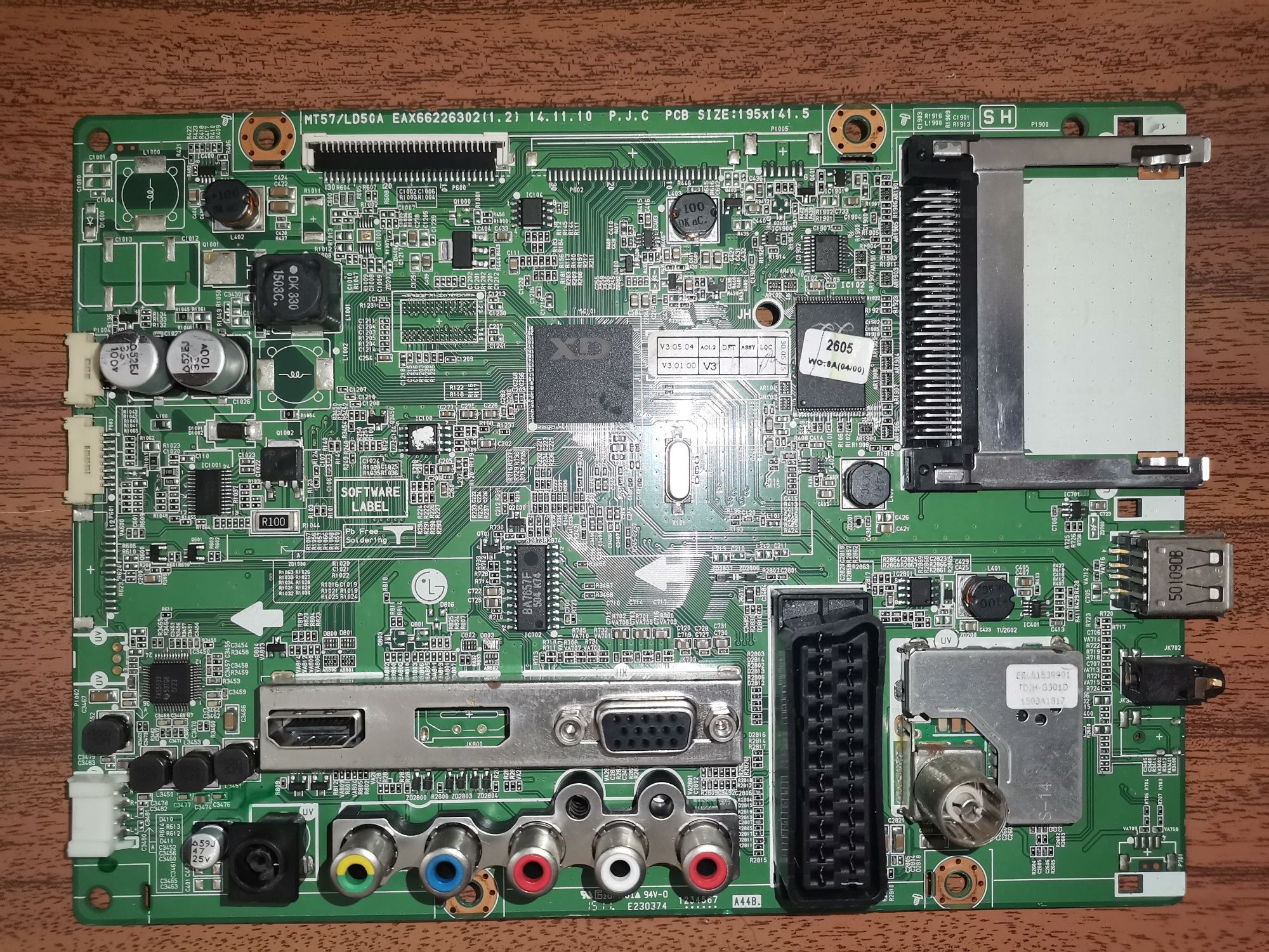 Mainboard LG 28MT47D  MT57/LD50A eax 6 6 2 2 6 3 0 2