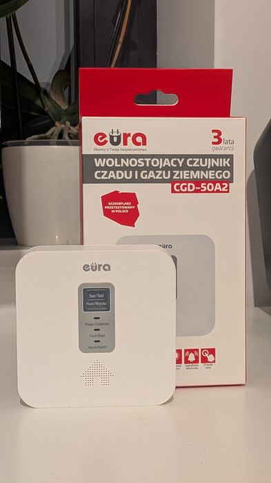 Czujnik gazu i czadu (tlenku węgla) Eura