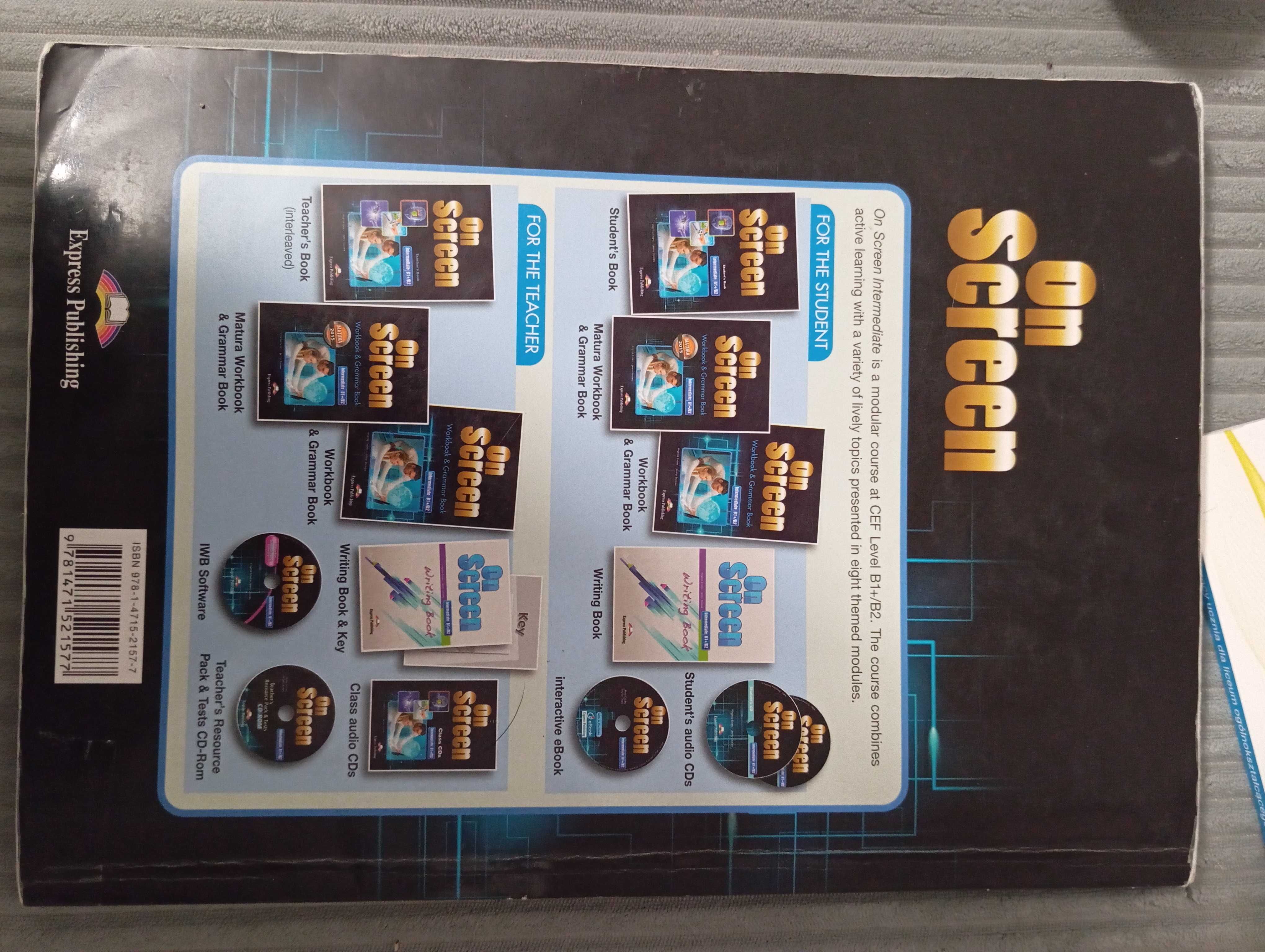 On screen student's book poziom B1/B2+