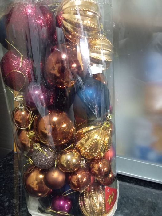 Caixa de bolas Natal