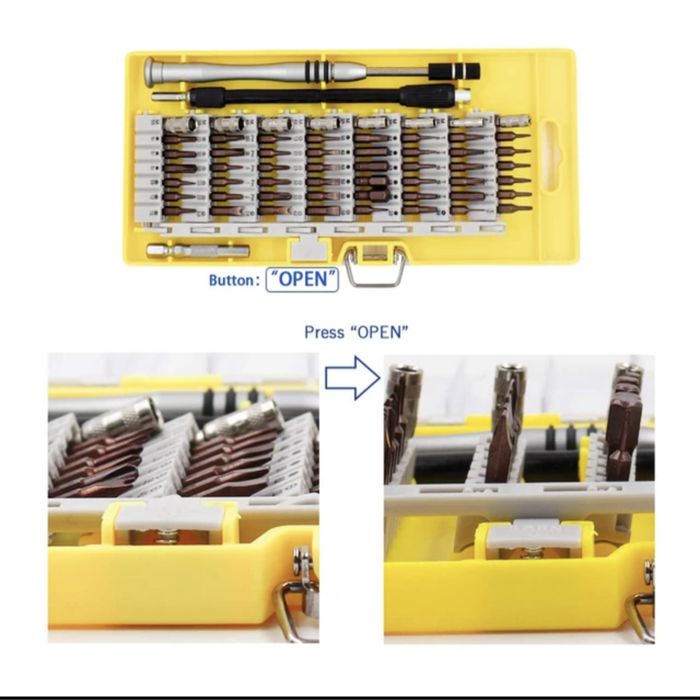 Zestaw wkrętaków precyzyjnych 60 w 1