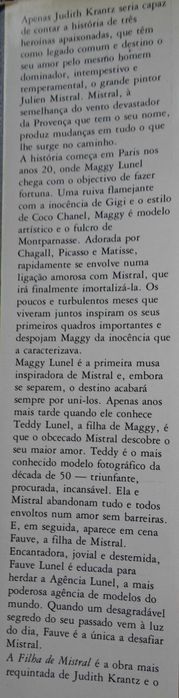 A Filha de Mistral de Judith Krantz