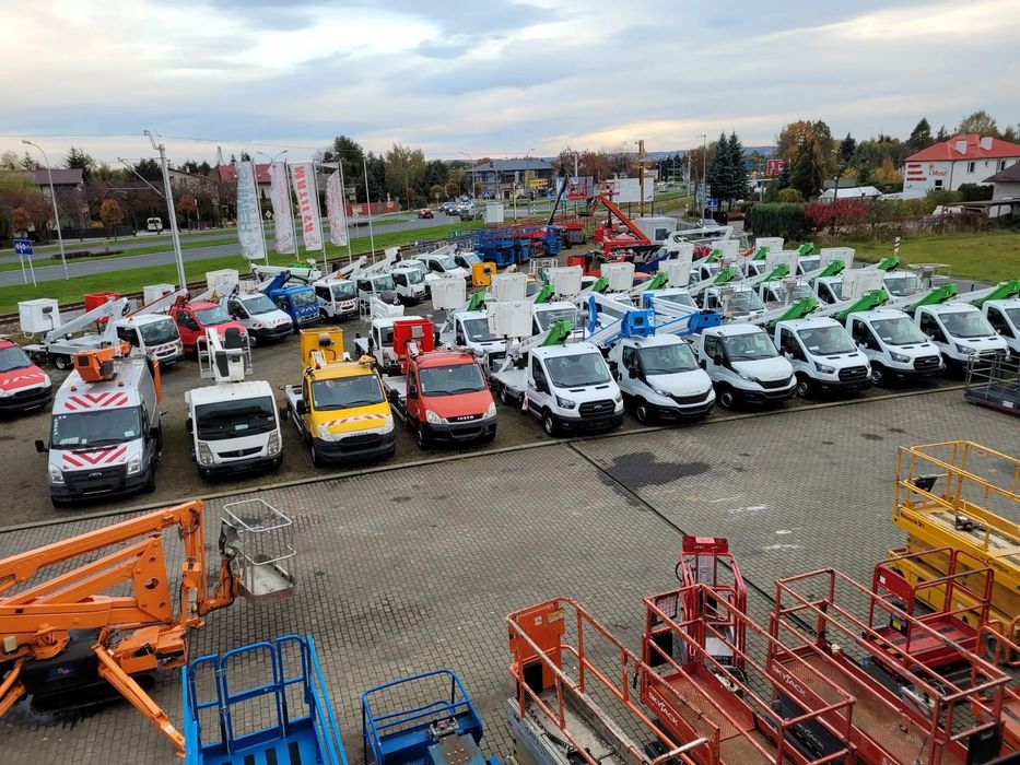 Nissan Cabstar NT400 podnośnik koszowy 25 m 24 m 22 m 21 m 20 m 18 m 17 m  zwyżka przegubowy teleskopowy isoli oil&steel socage gsr cte cmc wumag