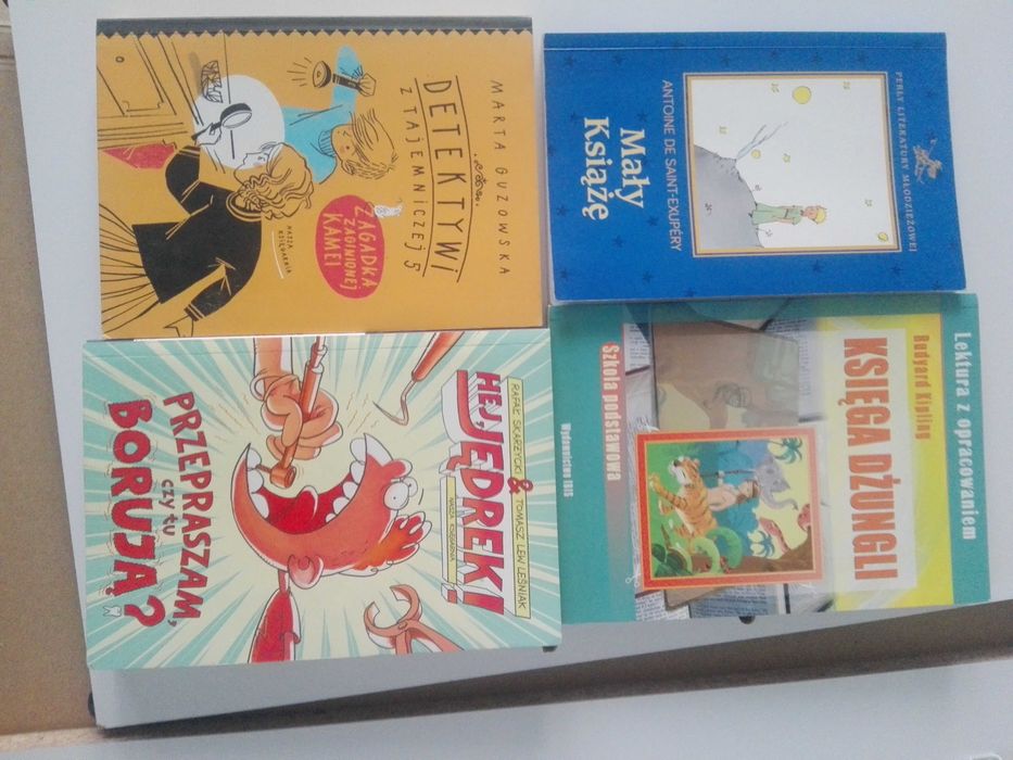 Książki Mały Książę ,Księga Dżungli plus dodatkowo 2 książki