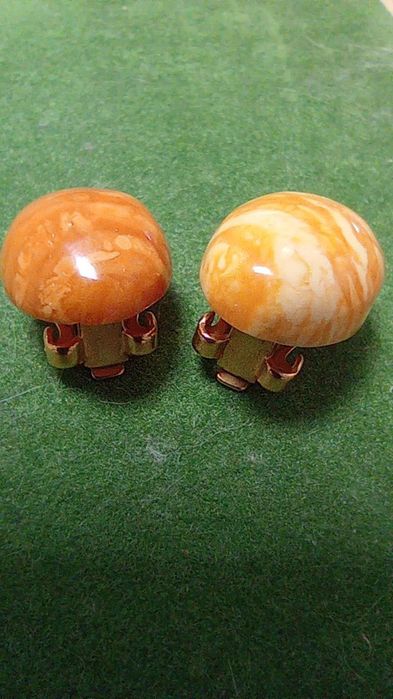 Продам кліпси пейзажний бурштин СРСР